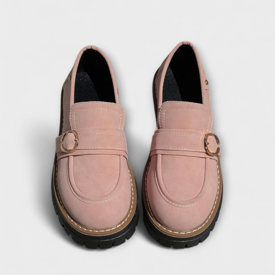 Lora™ | Mocassini casual a punta rotonda