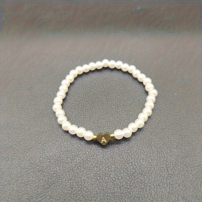 Bracelet Initial Coeur Chic A-Z