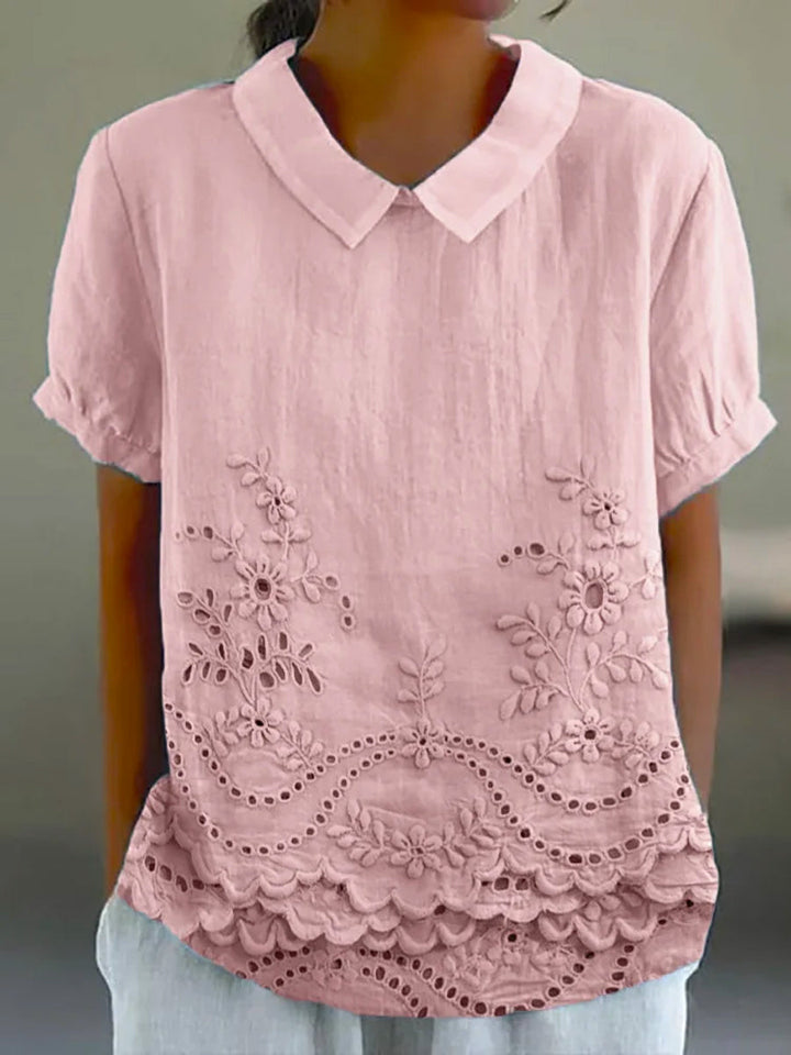 Lily | Camicia Ricamata Floreale