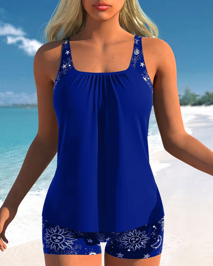 Tankini avec impression solaire