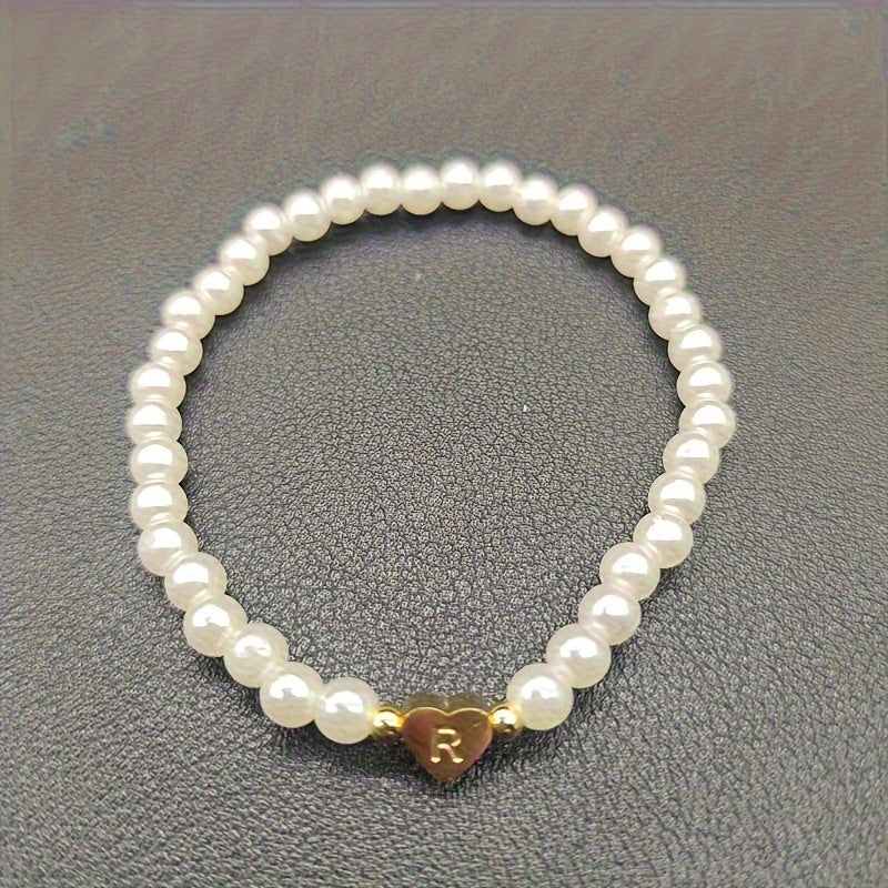 Bracelet Initial Coeur Chic A-Z