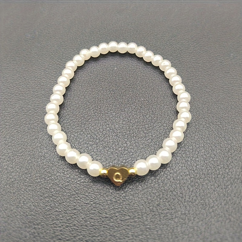 Bracelet Initial Coeur Chic A-Z