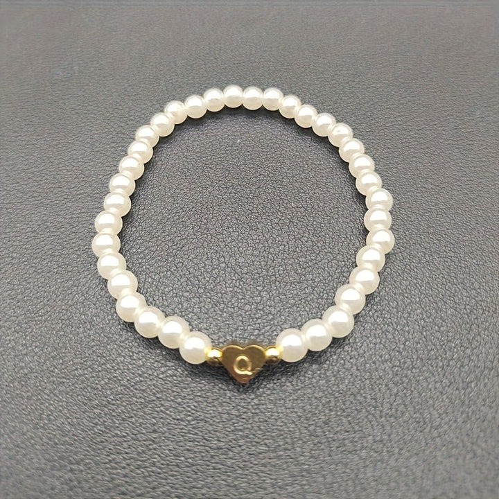 Bracelet Initial Coeur Chic A-Z