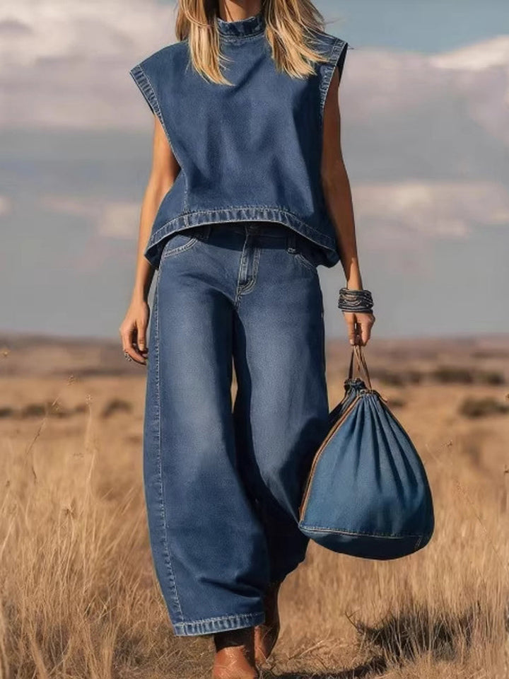Merlina – Ensemble décontracté avec pantalon large