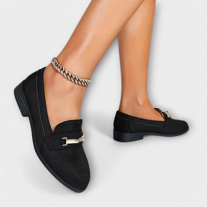 Noémie | Mocassins en flanelle