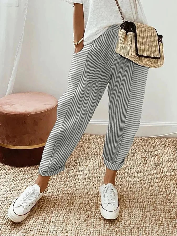 AMYNELLE | Pantaloni leggeri modellanti
