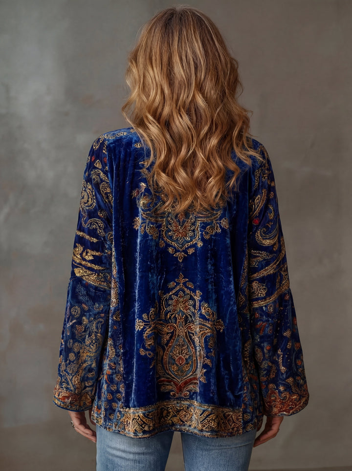 Kerrie - Kimono Boemo Premium con Tocco di Velluto