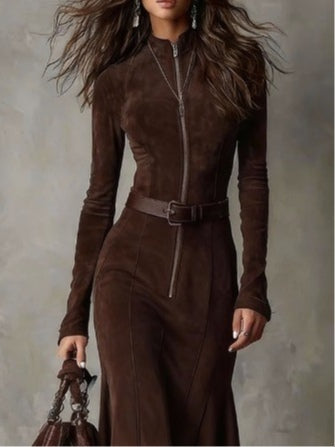 Willow | Robe Midi à Zip