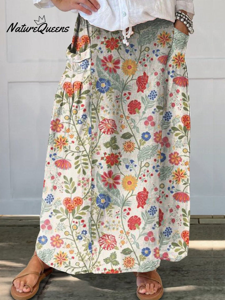 Nathalie | Camicia Floreale Acquerello