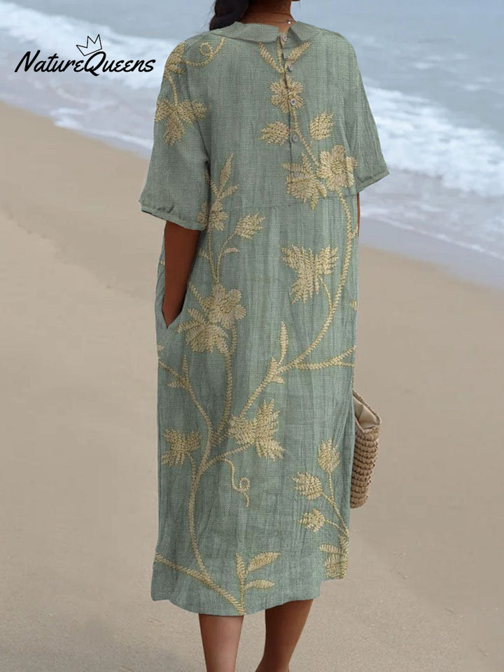 Merel - Robe Fleur Vintage
