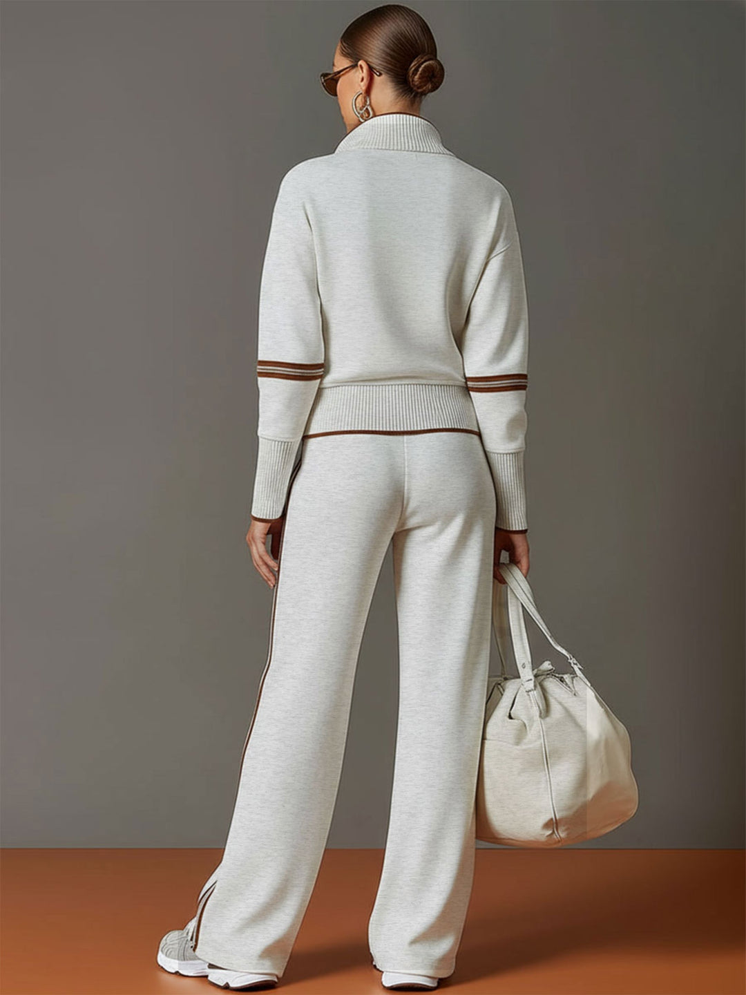 Marietta – Sweat et pantalon à jambes larges