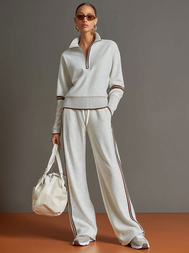 Marietta – Sweat et pantalon à jambes larges