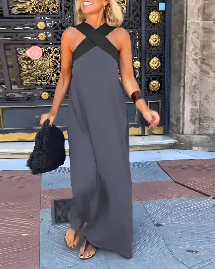 Quirine™ | Robe Maxi à Devant Enveloppé