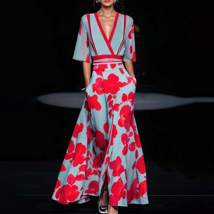 Robe en viscose élégante