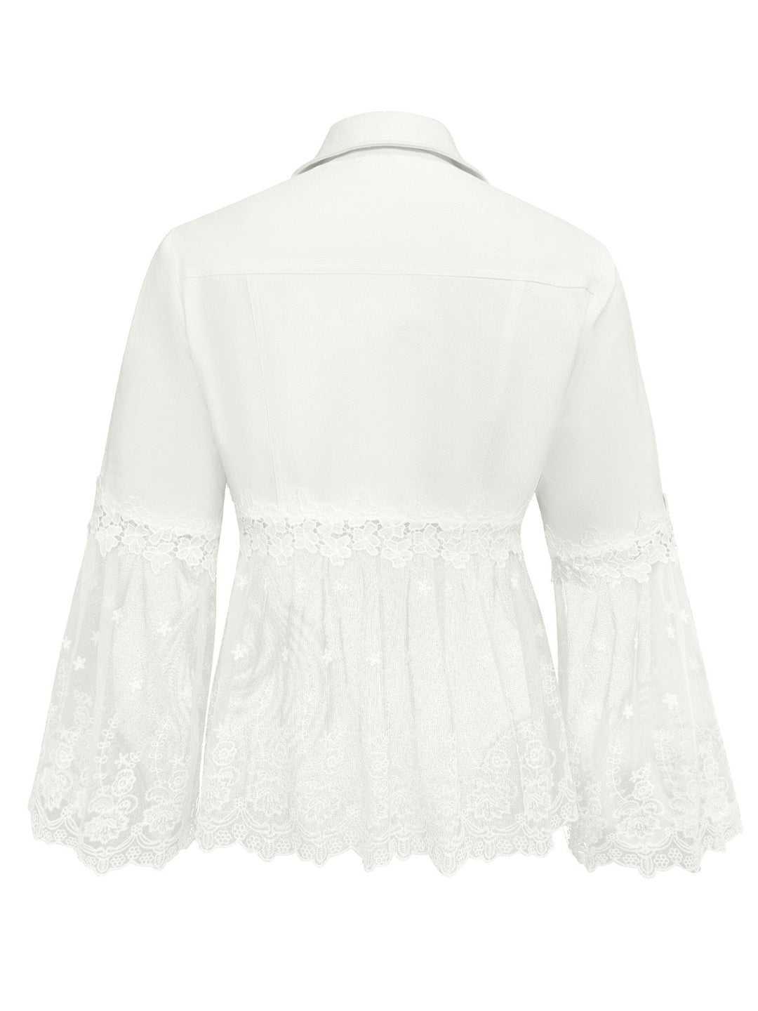 Sunnelace™ | Giacca con Pannello in Pizzo