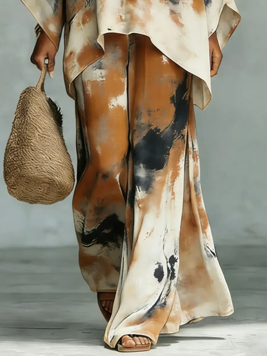Cristina™ | Ensemble en Coton et Lin Vintage