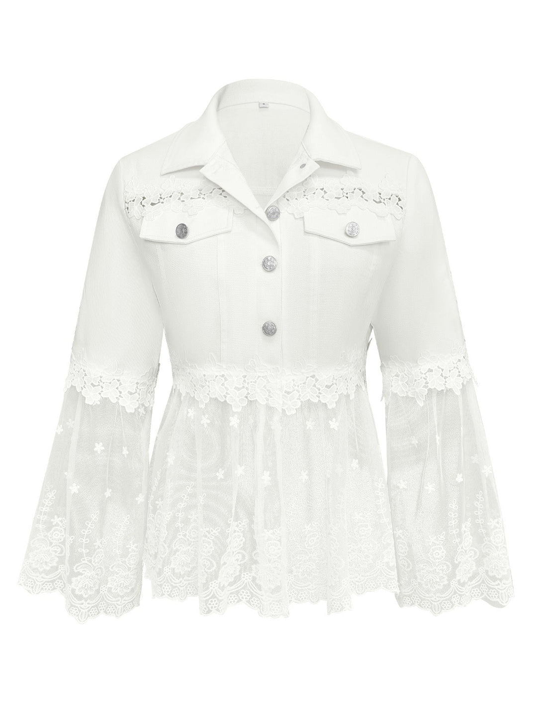 Sunnelace™ | Giacca con Pannello in Pizzo