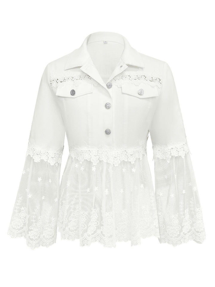 Sunnelace™ | Giacca con Pannello in Pizzo