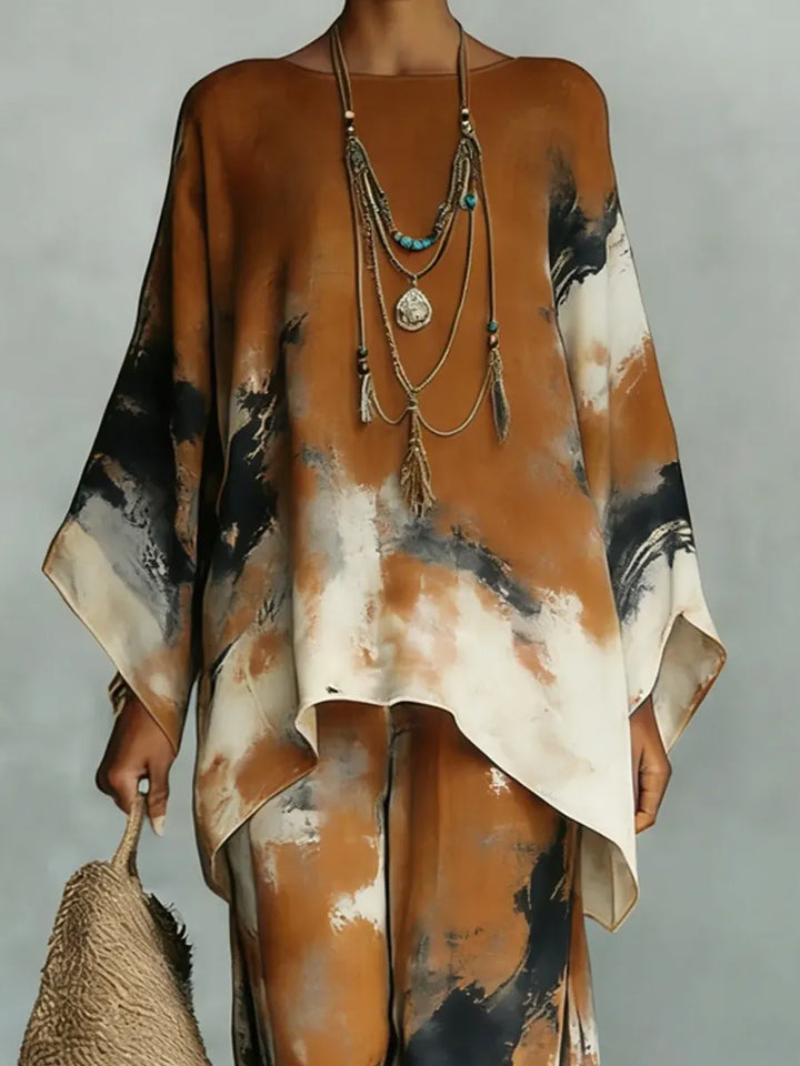 Cristina™ | Ensemble en Coton et Lin Vintage
