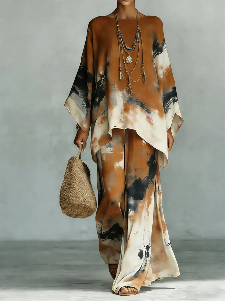 Cristina™ | Ensemble en Coton et Lin Vintage