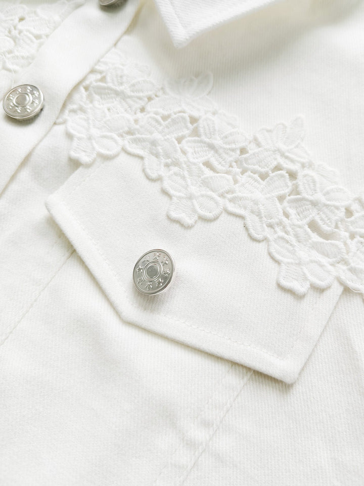 Sunnelace™ | Giacca con Pannello in Pizzo