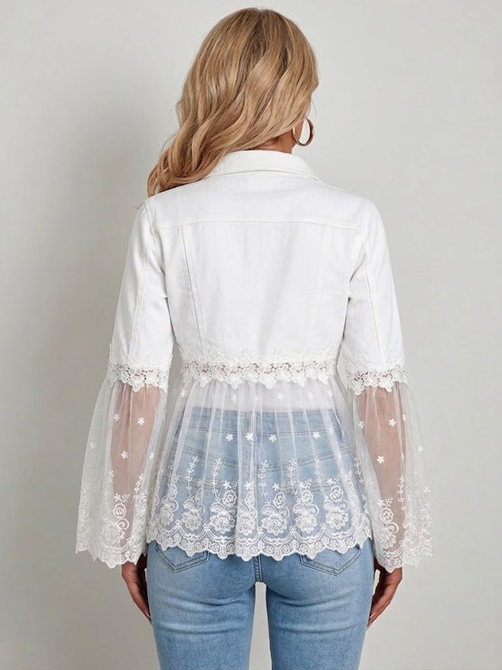 Sunnelace™ | Giacca con Pannello in Pizzo