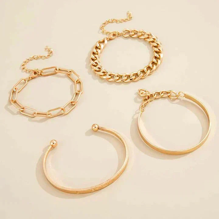 Bracelet Elan Mercer en Or Blanc Sophistiqué