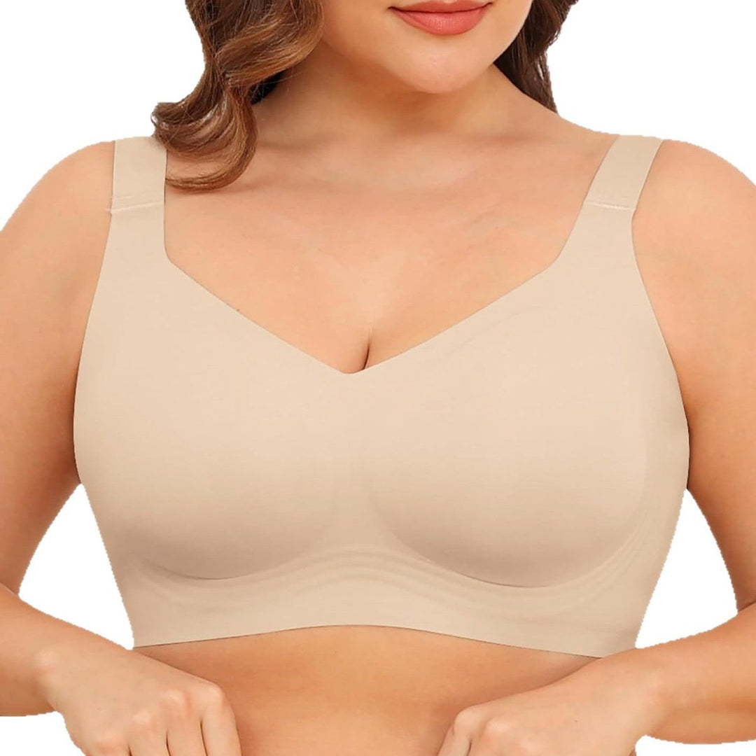 SOUTIEN-GORGE EN GEL SANS COUTURES À COUVERTURE COMPLÈTE AVEC REMONTÉE SANS ARMATURE