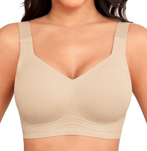 SOUTIEN-GORGE EN GEL SANS COUTURES À COUVERTURE COMPLÈTE AVEC REMONTÉE SANS ARMATURE