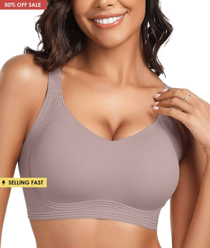 SOUTIEN-GORGE EN GEL SANS COUTURES À COUVERTURE COMPLÈTE AVEC REMONTÉE SANS ARMATURE