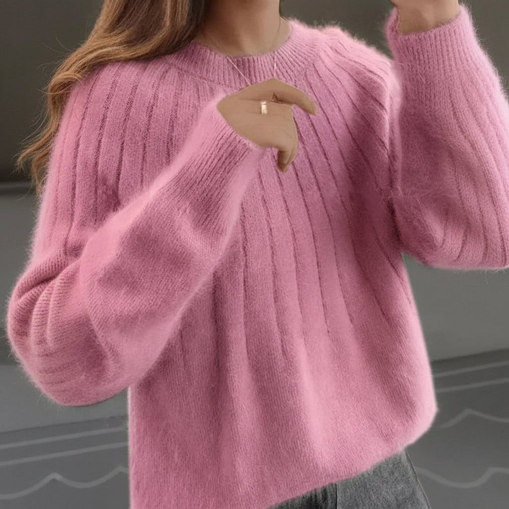 Sophia - Maglione a Maglia in Cashmere Morbido