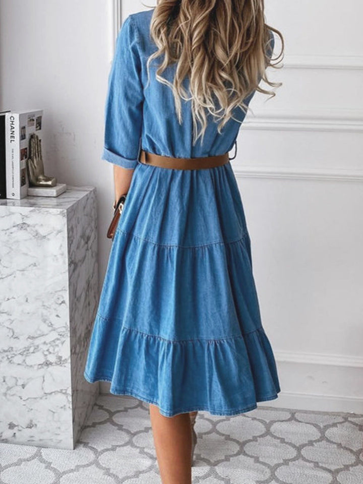 Bárbara | Robe en jean décontractée et élégante