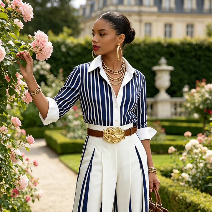 Atenas ™ | Ensemble Chemise et Pantalons Amples