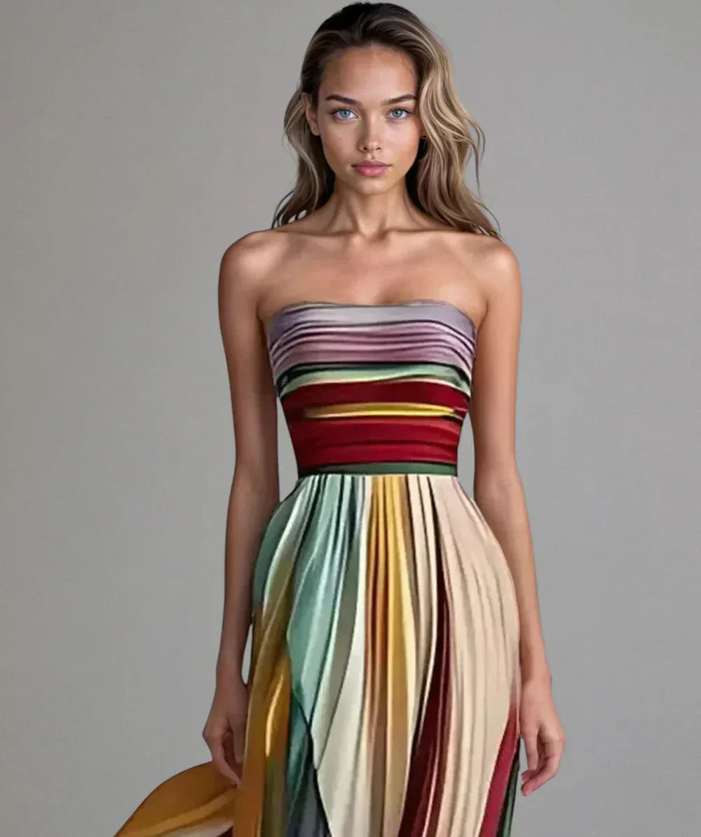 Asie | Robe Longue Élégante et Décontractée