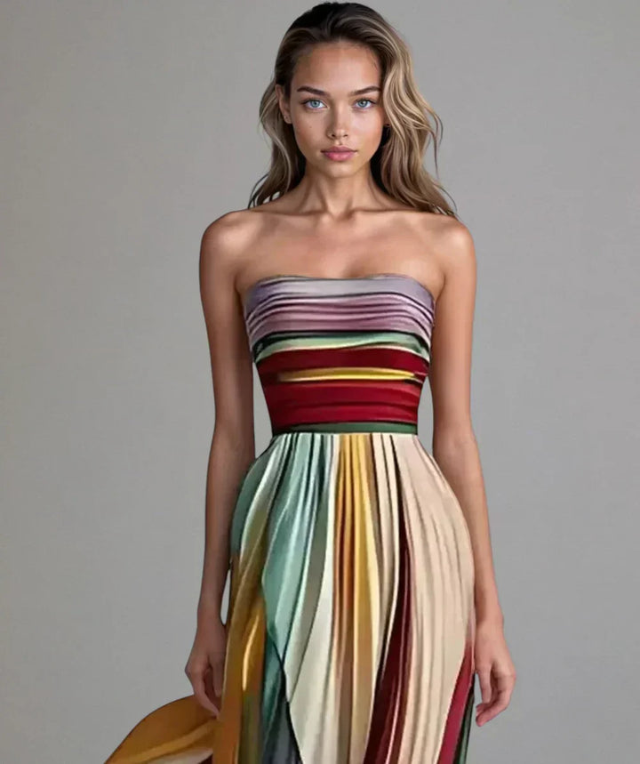 Asie | Robe Longue Élégante et Décontractée