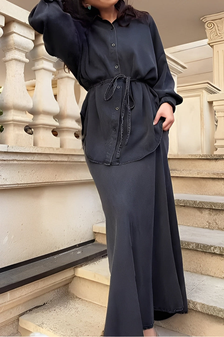 Radomira – Ensemble avec un blouse nouée