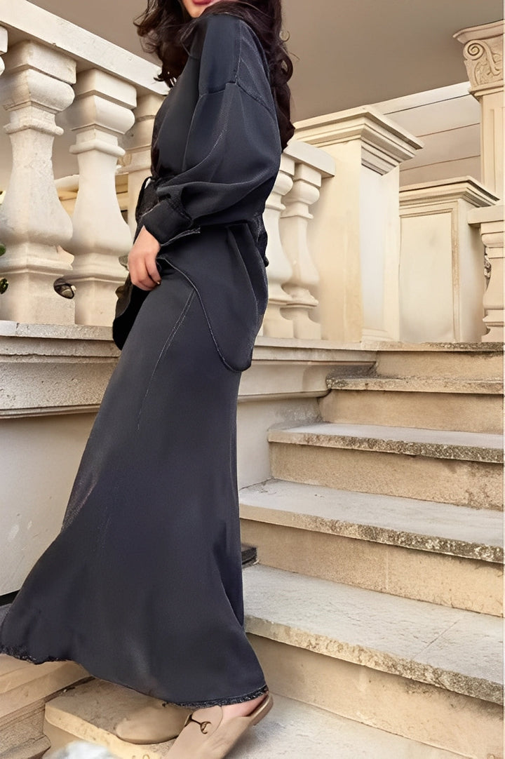 Radomira – Ensemble avec un blouse nouée