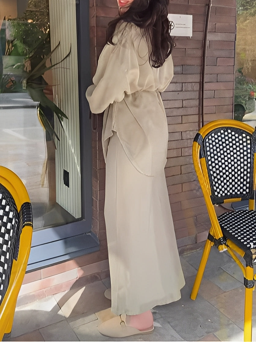 Radomira – Ensemble avec un blouse nouée
