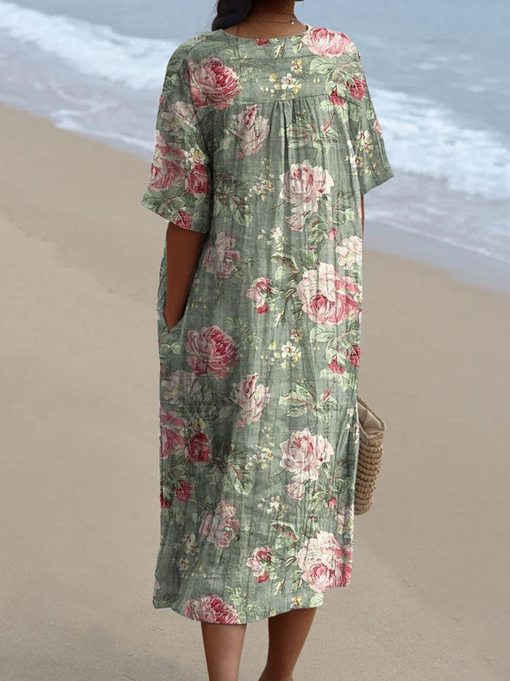 Lina - Robe Fleurie Vintage